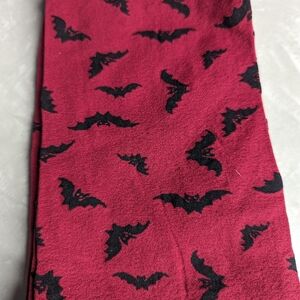 Black and red bats tights - snag women's Sz D